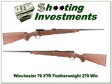 Winchester 70 XTR Featherweight 270 Win unfired! for sale - 1 of 4
