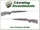 Sako 75 All-Weather Stainless 300 RUM RARE! for sale - 1 of 4