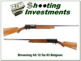 Browning A5 1963 Belgium 12 Ga Blond for sale - 1 of 4