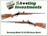 Browning Model 78 Heavy Barrel 22-250 for sale - 1 of 4