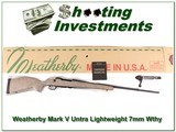 Weatherby Mark V Ultra Lightweight 7mm Wthy Mag for sale - 1 of 4
