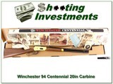 Winchester 94 Centennial 66 30-30 20in Carbine NIB - 1 of 4