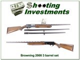 Browning 2000 75 Belgium 12 Ga 3-barrel set! - 1 of 4