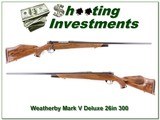 Weatherby Mark V Deluxe 26in as new - 1 of 4