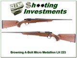 Browning A-Bolt II Left-Handed Micro 223 near new! - 1 of 4