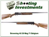 Browning A5 20 Magnum 71 Belgium Exc Cond! - 1 of 4