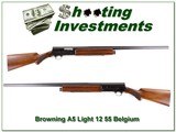 Browning A5 Light 12 55 Belgium collector 30in Solid rib! - 1 of 4