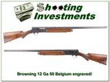 Browning A5 1950 GRADE 4 factory engraved 12 Gauge - 1 of 4