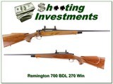 Remington 700 BDL 270 Exc Cond - 1 of 4