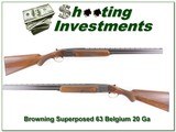 Browning 63 Belgium Superposed 20 Ga - 1 of 4