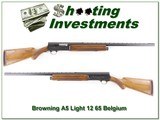 Browning A5 Light 12 65 Belgium Blond Vent Rib - 1 of 4