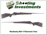 Weatherby Mark V Custom Shop Fibermark 26in 7mm - 1 of 4