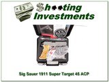 Sig Sauer 1911 SUPER TARGET Stainless 45 ACP - 1 of 4