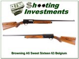 Browning A5 Sweet Sixteen 63 Belgium 26in IC - 1 of 4