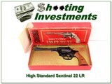 High Standard Sentinel Imperial 22 9 shot 6in ANIB! - 1 of 4