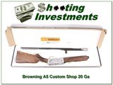 Browning A-5 B3 Grade 3 Rare Light 20 Belgium NIB - 1 of 4