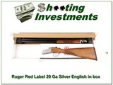 Ruger Red Label 20 Gauge Silver English stock - 1 of 4