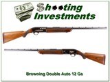 Browning Double Auto Twelvete 12 ga 59 Belgium Brown receiver - 1 of 4