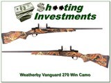 Weatherby Vanguard limited edition camo 270 Win - 1 of 4