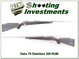 Sako 75 All-Weather Stainless 300 RUM RARE! - 1 of 4