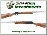 Browning A5 Light 20 75 Belgium 26in IC unfired! - 1 of 4