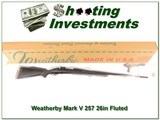 Weatherby Mark V 257 Wthy 26in Fluted Synthetic ANIB - 1 of 4