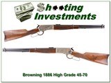 Browning 1886 High Grade 1886 Forest Service 45-70 - 1 of 4