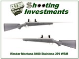 Kimber 8400 Montana Stainless in 270 WSM - 1 of 4