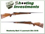Weatherby Mark V Lazermark 5 panel 30-06 - 1 of 4