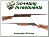 Browning A5 Magnum 20 Ga 28in Invector - 1 of 4