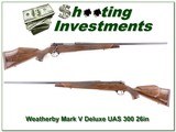 Weatherby Mark V Deluxe USA 300 as new! - 1 of 4