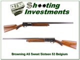 Browning A5 Sweet Sixteen 53 Belgium 28in Mod Solid Rib - 1 of 4