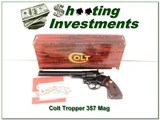 Colt Tropper III 357 8in Blued unfired in box! - 1 of 4