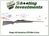 Ruger American 270 Winchester in box! - 1 of 4