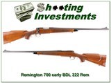 Remington 700 BDL first production 222 Remington collector! - 1 of 4