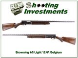 Browning A5 Light 12 61 Belgium Vent Rib - 1 of 4