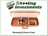 Browning 22 Auto 69 Belgium Blond in factory case - 1 of 4