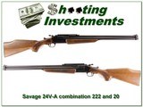 Savage 24V-A Combo 20 Ga and 222 Remington - 1 of 4