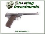 Colt Automatic Target 22LR made in 1926 - 1 of 4