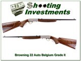 Browning 22 Auto Grade II 71 Belgium - 1 of 4