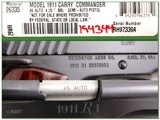 Remington 1911 Carry Commander 45 Auto NIC - 4 of 4