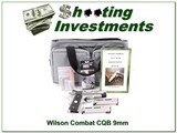 Wilson Combat CQB Compact Armor Tuff 9mm unfired! - 1 of 4