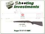 Ruger 77/17 17 HMR Stainless Exc Cond in box - 1 of 4