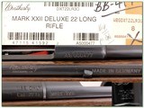 Weatherby XXII 22 Bolt action Anschutz NEW in BOX! - 4 of 4