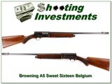 Browning A5 Sweet Sixteen 62 Belgium - 1 of 4