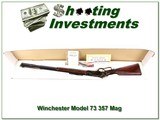 Winchester 73 1873 Navy Grade 4 357 Mag NIB - 1 of 4