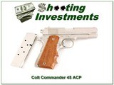 Colt Commander Series 70 Stainless 45 ACP - 1 of 4