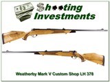 Weatherby Mark V Left-Handed Custom Shop German 378! - 1 of 4