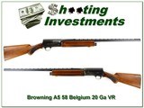 Browning A5 20 Ga FIRST YEAR 1958 Vent Rib - 1 of 4