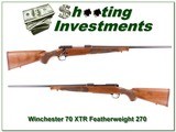 Winchester 70 XTR Featherweight 270 Win - 1 of 4